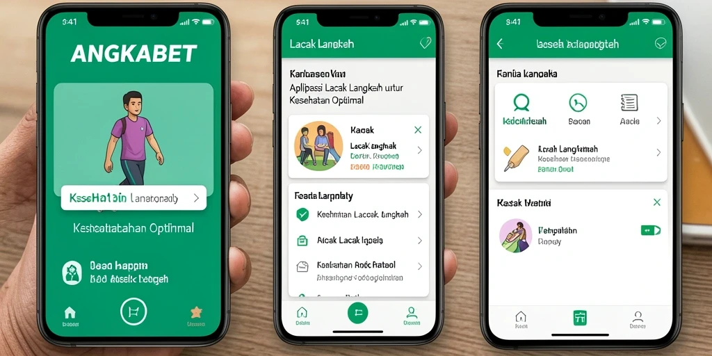 Tampilan antarmuka aplikasi ANGKABET yang intuitif dan informatif.
