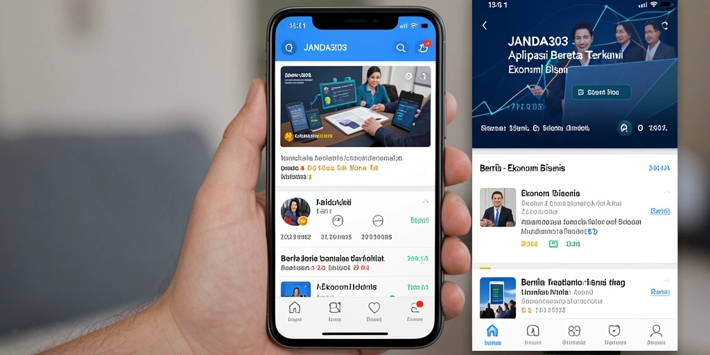 Antarmuka intuitif JANDA303 dengan beragam berita Ekonomi Bisnis.