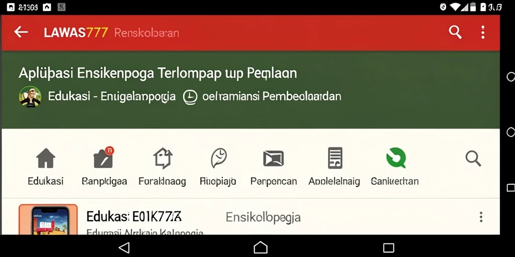 Antarmuka utama <strong>LAWAS777</strong> dengan daftar topik dan artikel edukatif.