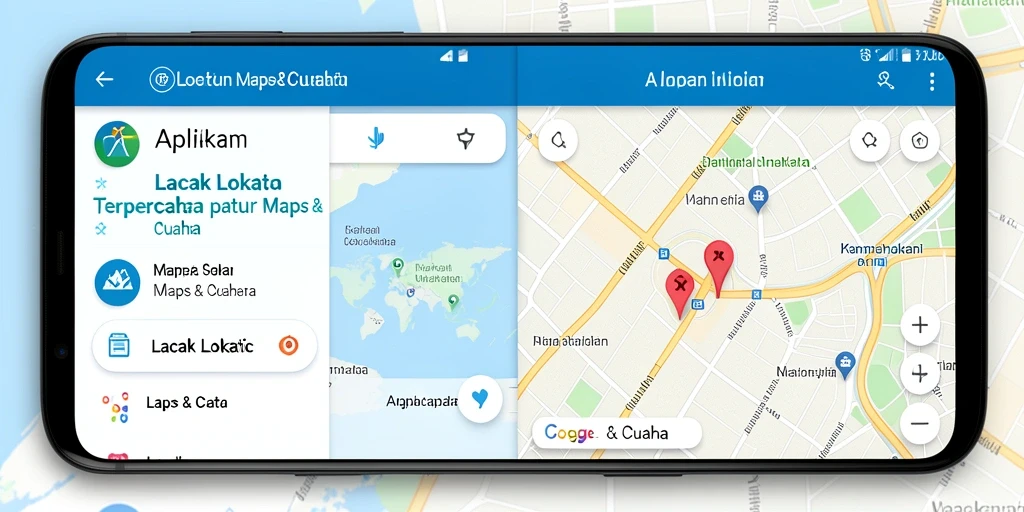 Antarmuka aplikasi N06 yang jelas dan informatif untuk pelacakan lokasi.
