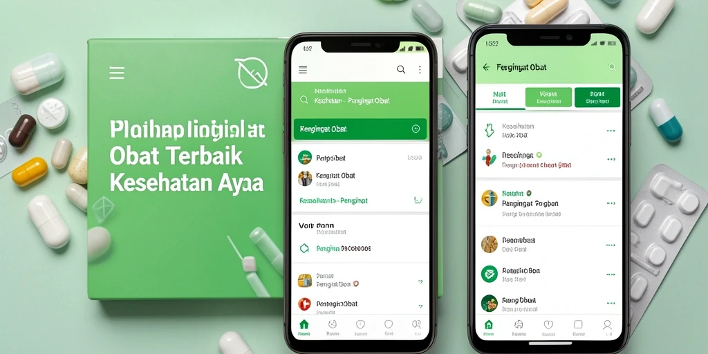 Antarmuka pengguna N32 dengan pengingat obat yang jelas dan mudah digunakan.